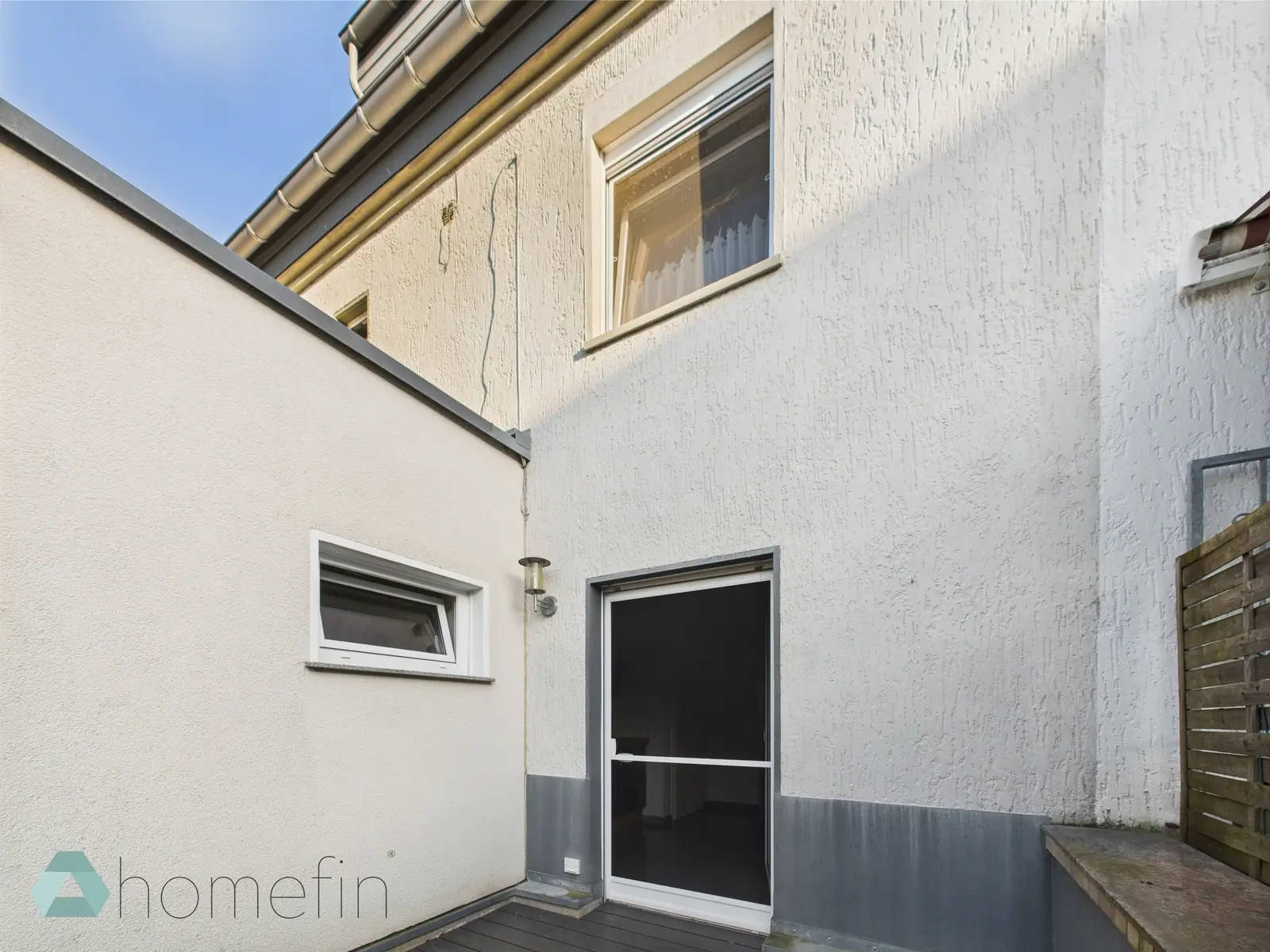 EG, Ansicht Terrasse: Zweifamilienhaus in Monheim am Rhein